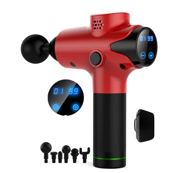 

Electric Muscle Massager Therapy Fascia Massage Gun Deep Vibration Muscle Relaxation Fitness Equipment 1200-3300r/min dropship