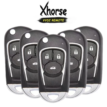 

KEYECU 5x XKBU03EN (English Version) Universal 3 Button Remote Key Fob for VVDI Key Tool VVDI2