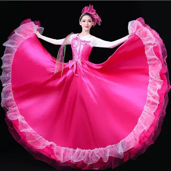 

Customized folk amazing elegant festival Opening performance dress female adult new style grand stage annual meeting long dress