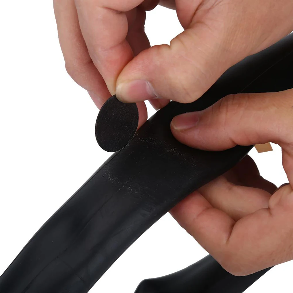 10pcs Bicycle Inner Tire No Glue Patch Road Cycling Mountain Bike Tyre Repairing Patch Accessories