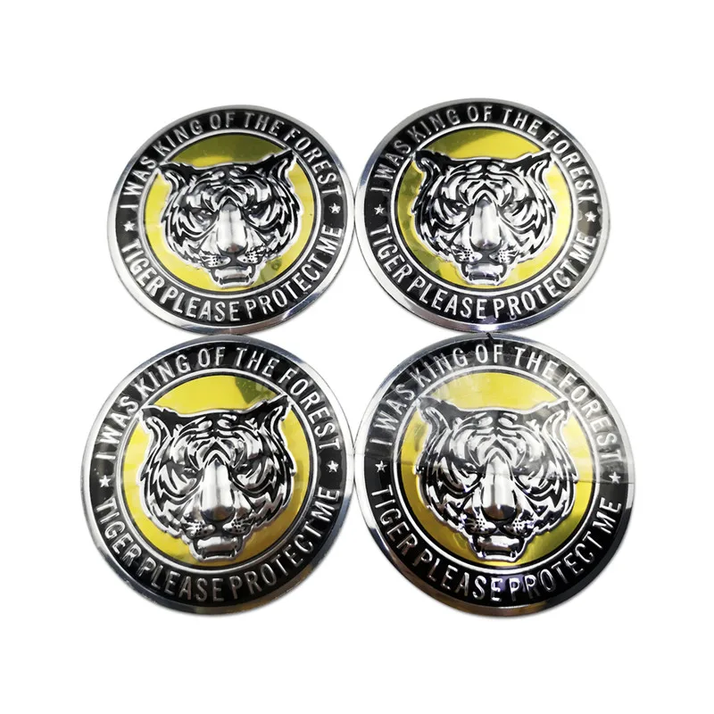 

Tire Center Hub Cap Decoration Metal Tiger Head Styling Emblem Car Wheel Stickers For Mazda Cx7 Cx6 Cx5 Cx3 Citroen C3 C4 C4l C5