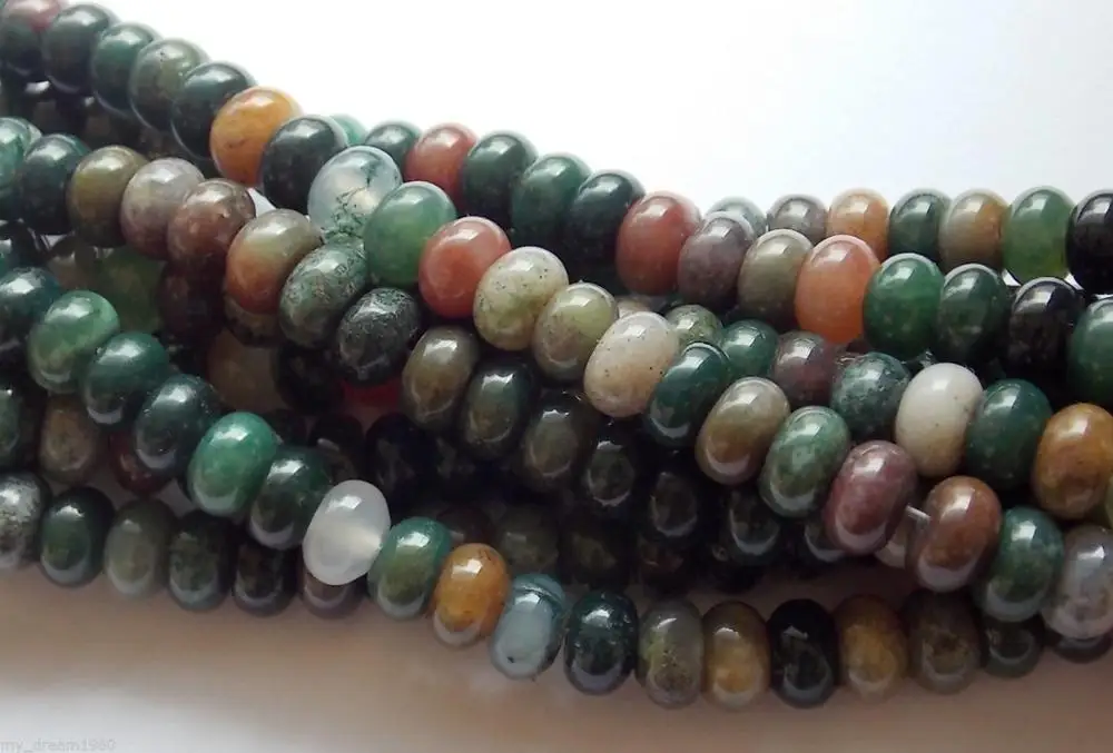 beads 5x8mm Agate Onyx Abacus Loose Bead 15'' #@ | Украшения и аксессуары