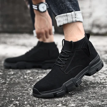 

casual new man boots breathable mens 2020 sport Casual para mens leather shoe shoes flat footwear Sneaker informales hombre de