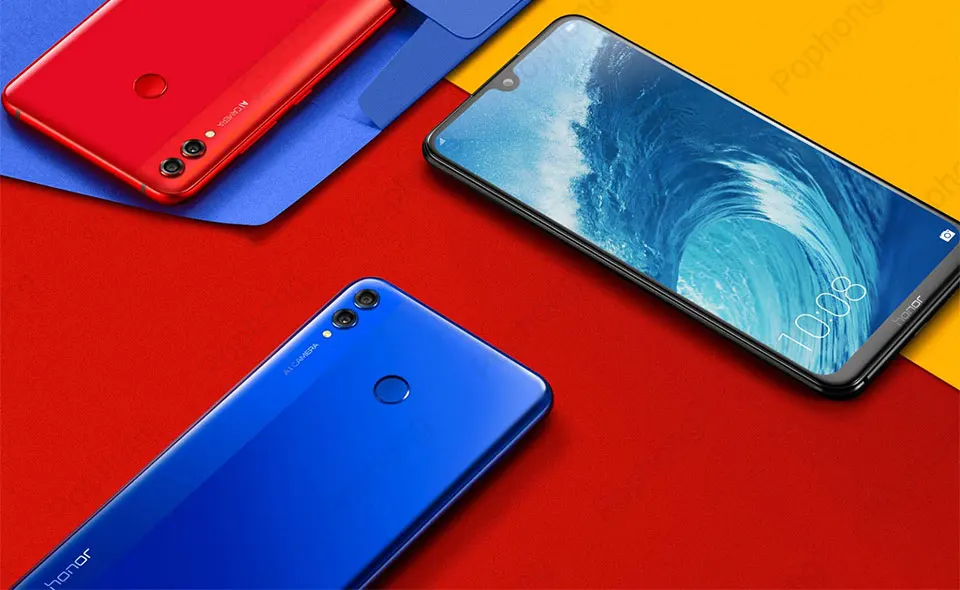 Мобильный телефон HONOR 8X Max, 7,12 дюймов, 6 ГБ, 64 ГБ, Восьмиядерный процессор Snapdragon 660, сканер отпечатков пальцев, 4900 мАч, 9V2A