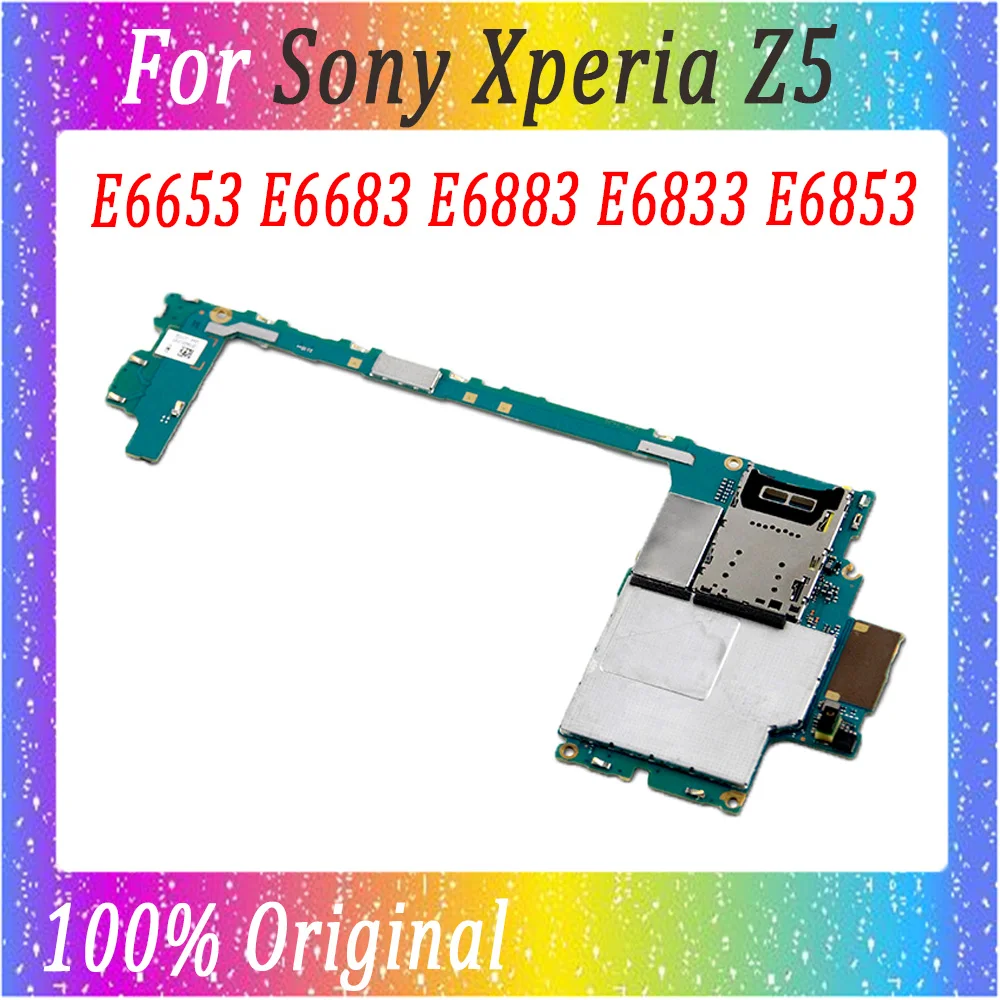 Материнская плата для Sony Xperia Z5 E6653 E6683 E6883 E6833 E6853 логическая плата с установленной IOS, оригинальная материнская плата MB пластины