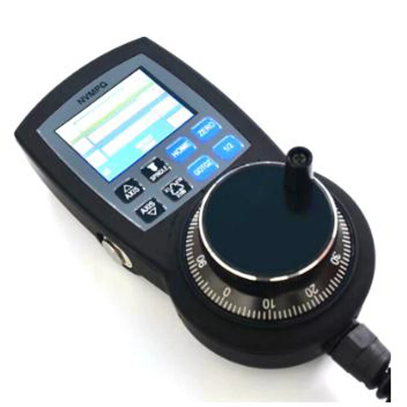 

CNC 6 Axis Handwheel Mach3 MPG Pendant Manual Pulse Generator NVMPG hand wheel serial communication with LCD display