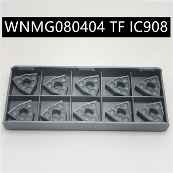 

10PCS WNMG080404 TF IC908 High Quality Carbide Inserts External Turning Tools Metal Turning Tools Machine Tool Parts Lathe Tool