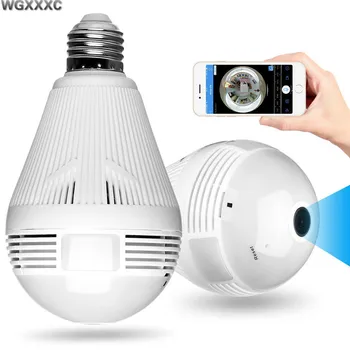 

IP Camera Home Security Wifi LED Light Smart Camera Video Wireless P2P Camcorder LED Bulbs Surveillance Cam dvr 360 Degree