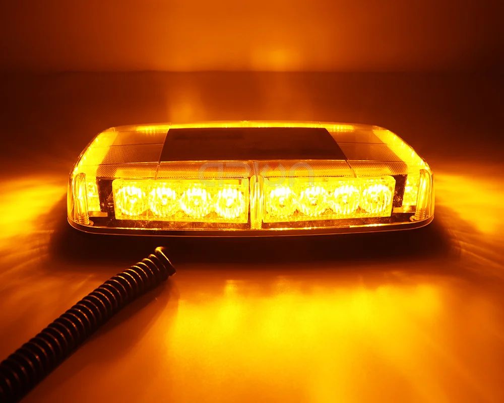 Camion Pour Voiture, Éclairage Stroboscopique Sur Le Toit, Mini Barre, Led,  Avec Base Magnétique, Rouge, Bleu, Jaune, Blanc, 24 Led, Avertissement De  Danger - Signal Lampe - AliExpress