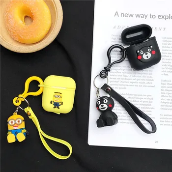 

Tide Brand Suitable for Airpods Protective Cover Apple 2/3 Generation Wireless Bluetooth Headset Shell Storage Box Silicone Size