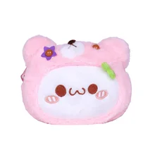 Прямая поставка, плюшевая сумка-кошелек для девочек, милые Мультяшные сумки через плечо для детей, маленькая плюшевая сумка для девочек, игрушка, Детская сумка через плечо