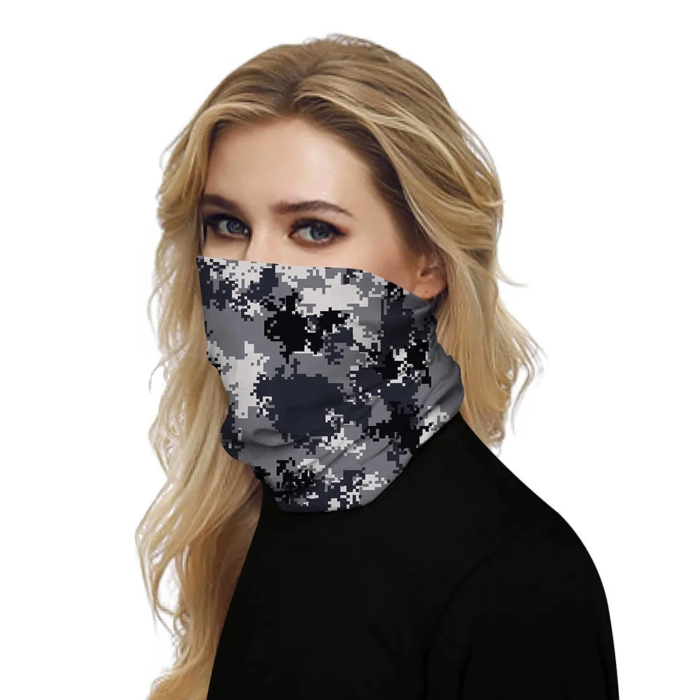 

Camouflage Cycling Bandana Sun Protection Muffler Breathable Fishing Scarf Sweat-absorbent Magic Face Mask For Hiking