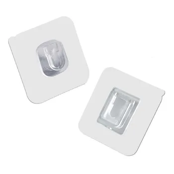 

10pcs Double-sided Adhesive Wall Hooks Multifunction Bathroom Waterproof Hangers Suction Cup Sucker Hook For Home Organization
