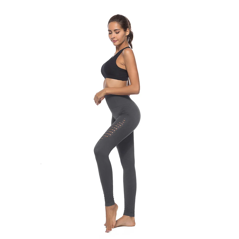 Women Push Up Fashion Seamless Leggings High Waist Hollow Fitness Leggins Workout Legging For Women Casual Jeggings Sportswear