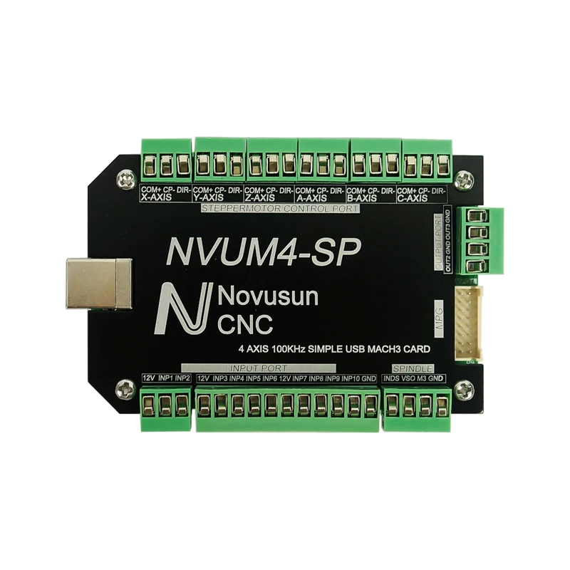NVUM 5 оси Mach3 USB кард-фрезерный станок с ЧПУ 4 оси движения Управление карты коммутационная плата для diy фрезерный станок с ЧПУ