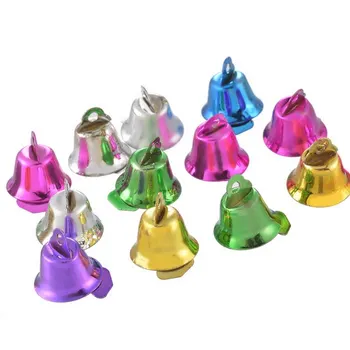 

30PCs Iron Mixed Colors Christmas Bells Colorful Christmas Party Decoration Home Hanging Pendant Multicolor Gift Hot Sell New