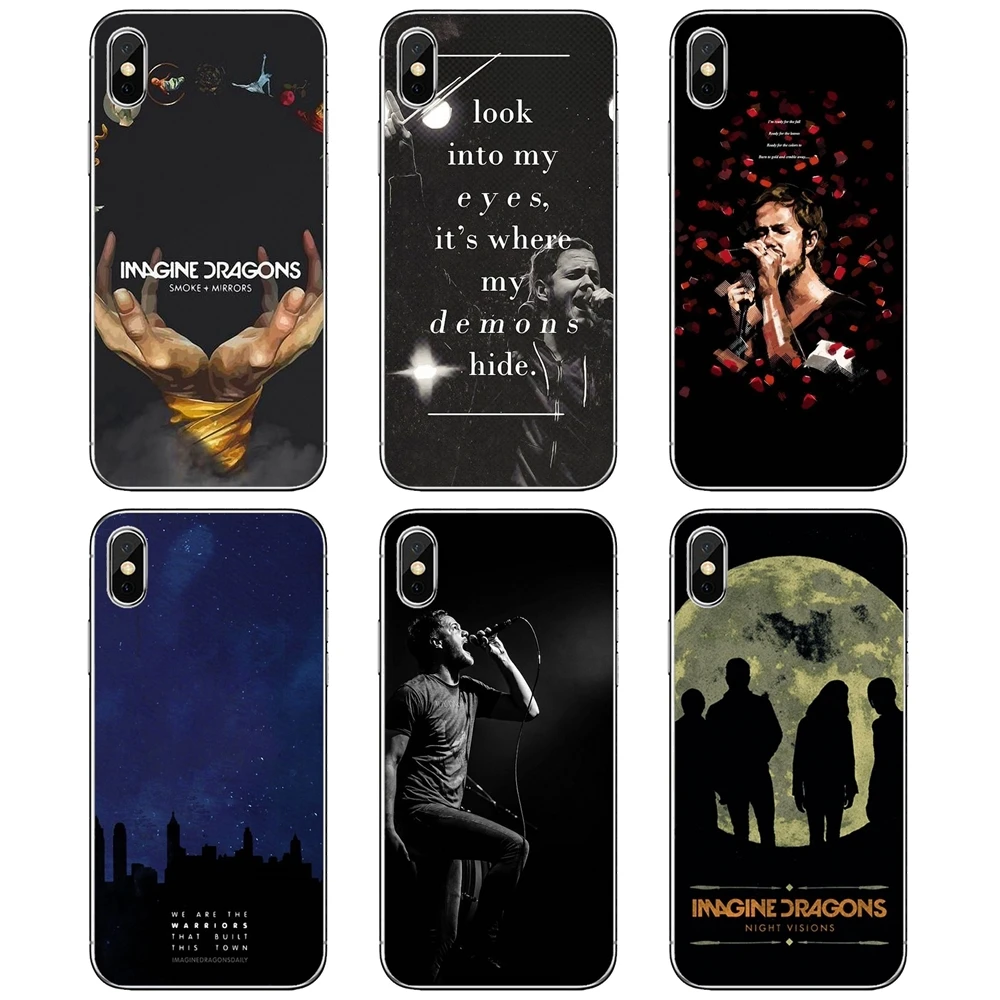 For Xiaomi mi Redmi Note 3 4 4X 5 6 7 8 8t 9 9s 9t 10 pro lite Rock-Band-Imagine-Dragons-Music Silicone Phone Shell Case | Мобильные