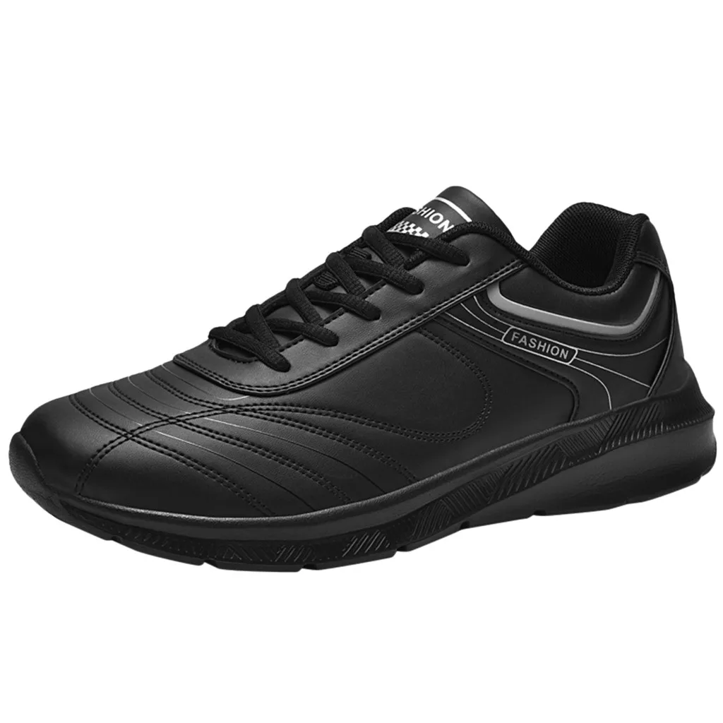 Versatile Men's White running shoes Flat Breathable Comfortable Lightweight Men Sneakers Wild Walk Outdoor Sports male Shoes