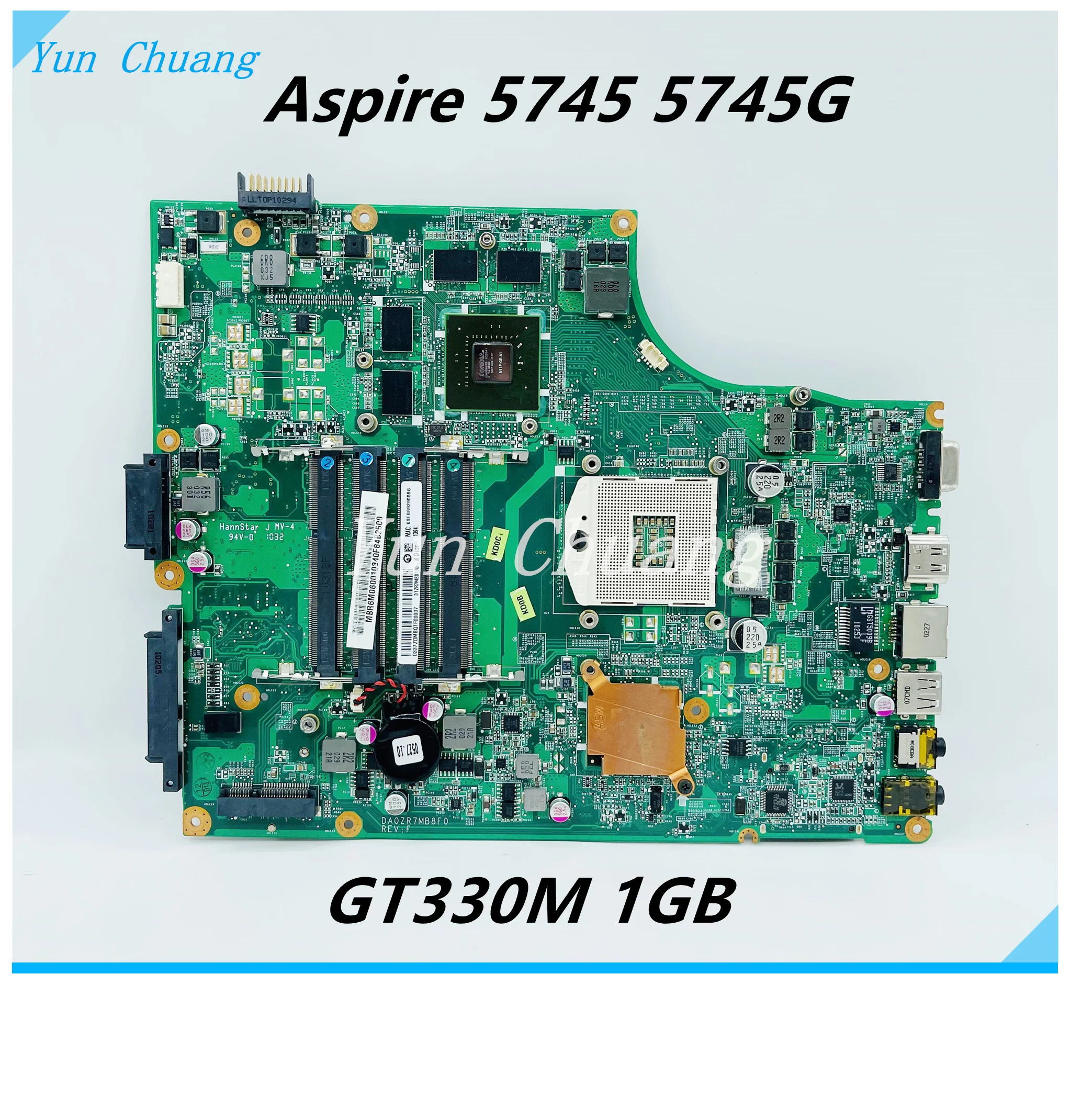 DA0ZR7MB8D0 DA0ZR7MB8F0 Mainboard For Acer aspire 5745 5745G laptop motherboard 4 RAM MBPU306001 MBR6M06001 GT330M 1G | Компьютеры и