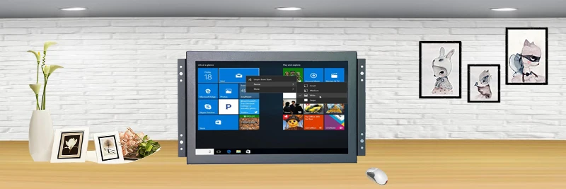 Металлический Чехол 16:10 соотношение 10," ips lcd сенсорный экран монитор с 1280*800 высоким разрешением с HDMI/BNC/VGA/AV/USB интерфейсом