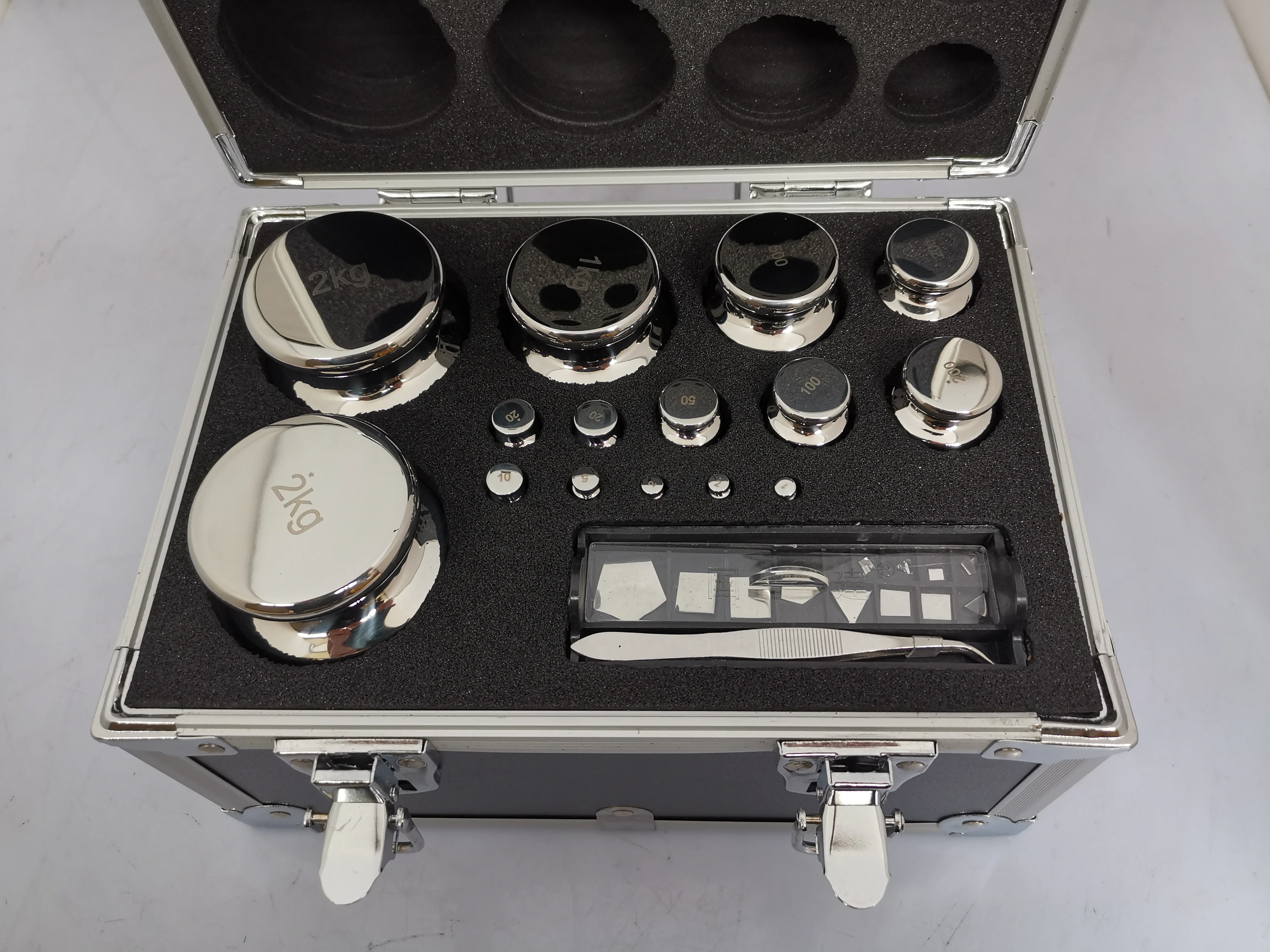 F1 Grade 27pcs 1mg2kg 304 Stainless Steel Digital Scale Calibration