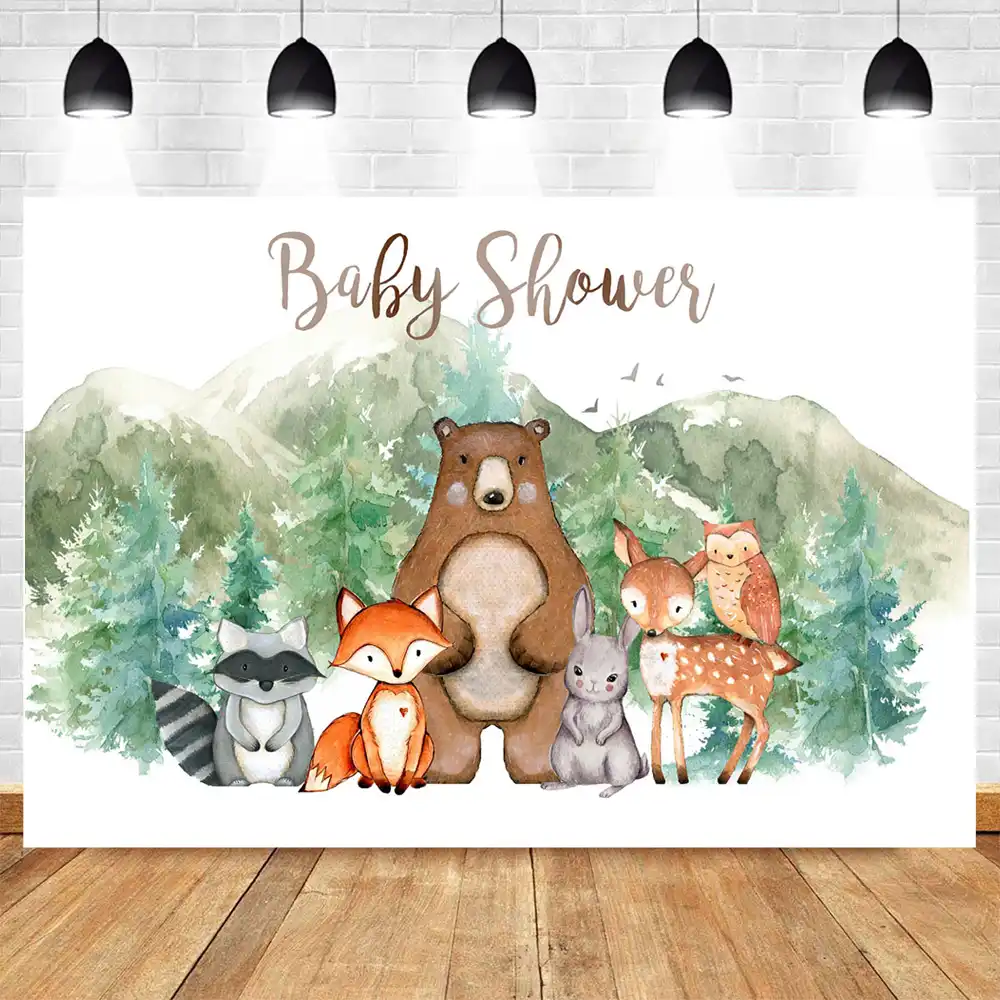 forest themed baby shower