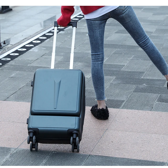 24”Creative Rolling Luggage Spinner Suitcase Wheels Men Trolley Women Travel bag On Wheel 20 inch Cabin luggage with laptop bag