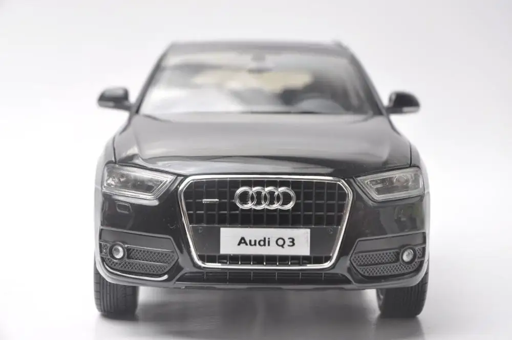 1:18 литая под давлением модель для Audi Q3 2013 Черный внедорожный игрушечный
