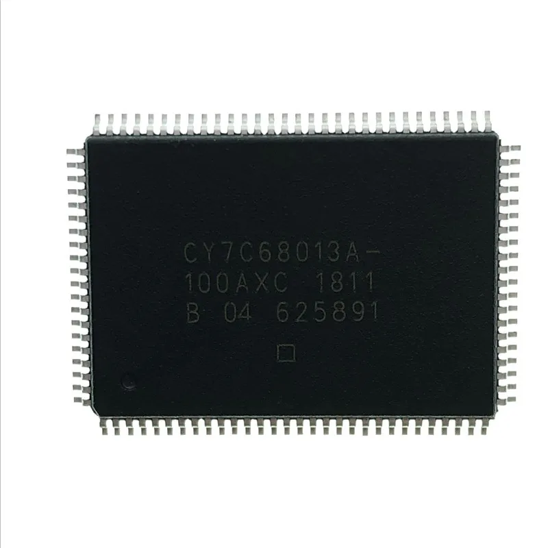 Флэш микроконтроллер QFP CY7C68013A 8 битный FX2LP 8051 CISC без ПЗУ 3 В новый и оригинальный 1