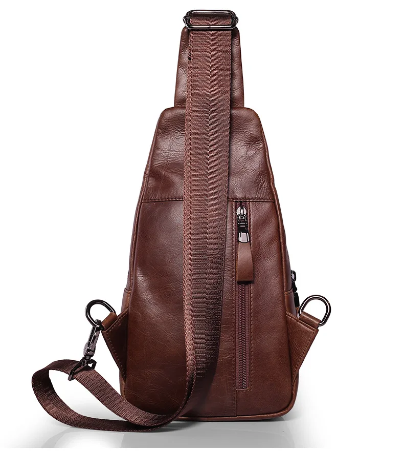Повседневная мужская сумка на плечо из натуральной кожи, сумка через плечо, мужские сумки-мессенджеры для путешествий на молнии, стильный дизайн