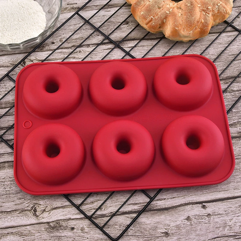 Silicone Donut Baking Pan Bake Cake Form Donuts Jelly Mold Muffin Doughnut Mold Silicone Baking Pan For Pastry