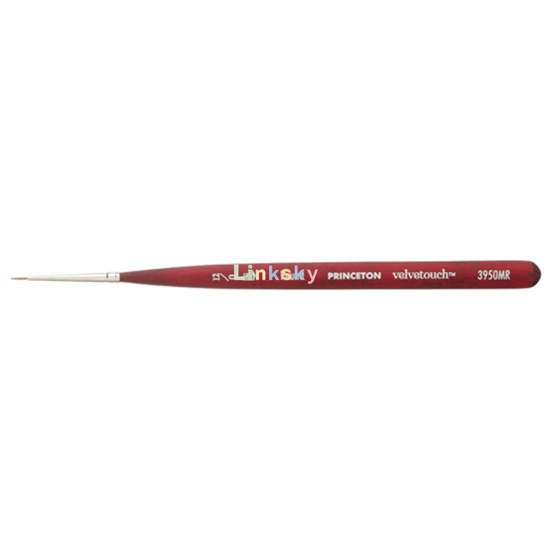 Princeton Velvetouch, Series 3950, Paint Brush Ideal for Multi-media  Projects Acrylic,Oil and Watercolor. Round, Fan, Liner, Mop