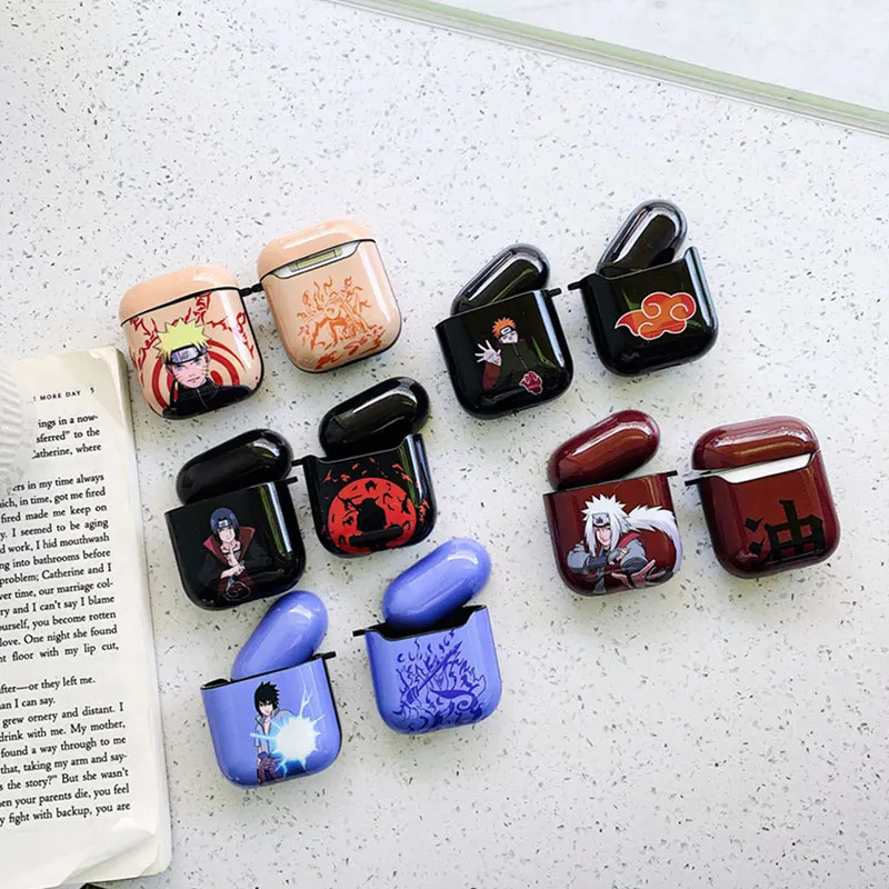 Чехол для наушников Наруто Аниме Jiraiya Uchiha Itachi Sasuke Pain чехол s Apple Airpods 2 1 зарядного