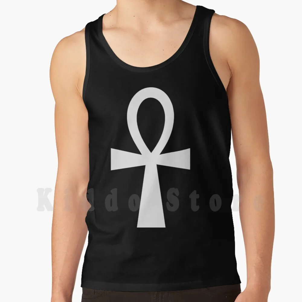 EgyptianAnkhtanktopsvest100CottonEgyptianEgyptAnkhPyramid