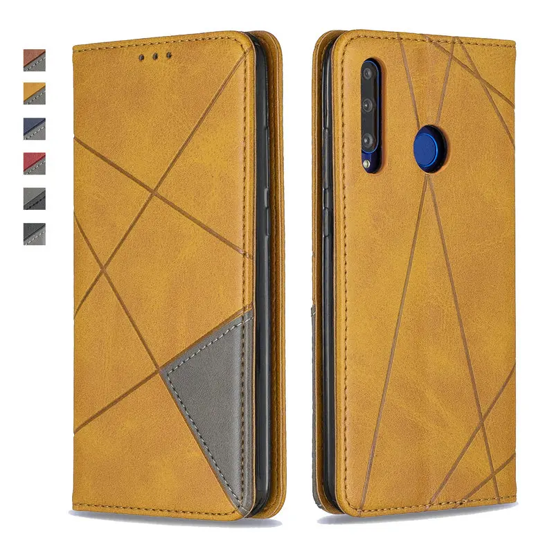 Роскошный кожаный чехол для Huawei P Smart Z 2020 защитный на 360 градусов Funda Plus 2019 + |