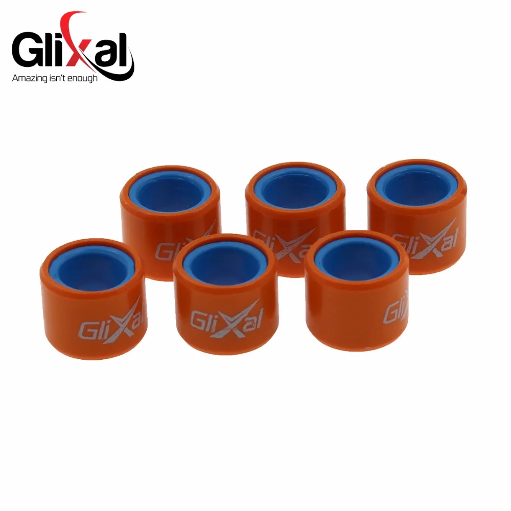 Фото Высокопроизводительный гоночный ролик вариатора Glixal 15x12 мм, набор весов 1PE40QMB Minarelli Jog 50cc 2-тактный двигатель для скутера (4g-10g) №3