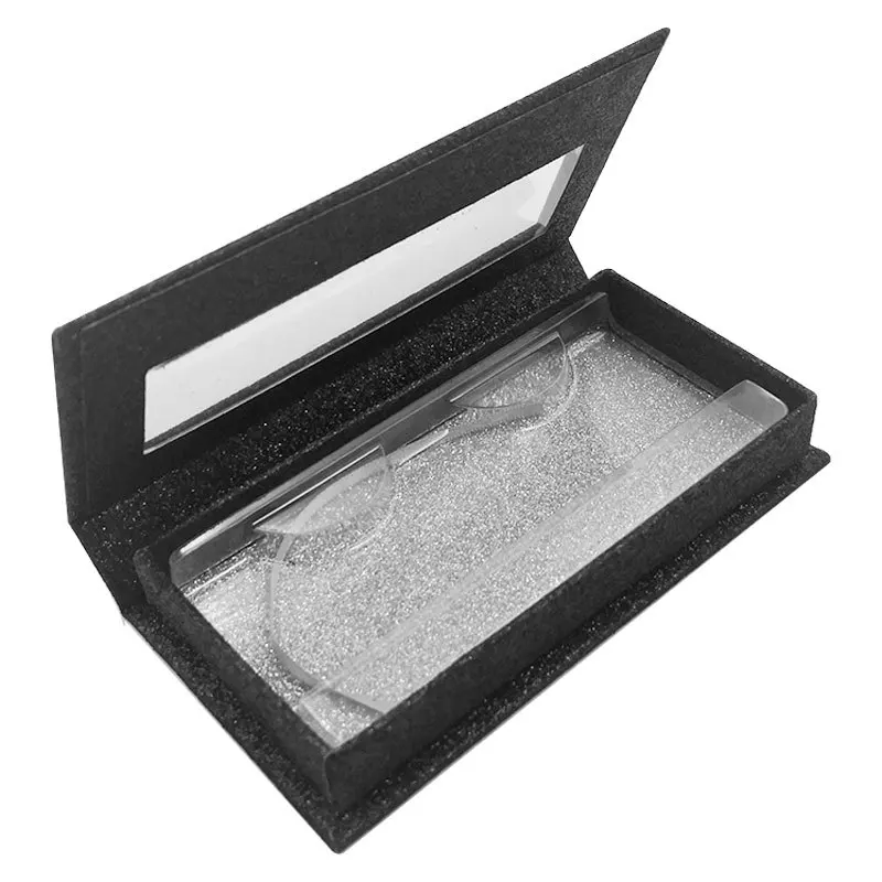 B style Wholesale New 3D Mink Eyelashes Boxes False Eyelash Packaging Box A Pair Of Eyelash Box Fine Mount Eyelash Gift Box - Цвет: B style