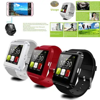 

Clearance Price U8 Bluetooth Smart Wristwatch Phone Mate for iPhone Samsung HTC EU Plug