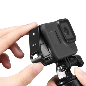 

Rechargeable Side Protective Cover Battery Lid for GoPro Hero 8 Sports Camera Plastic Dustproof Battery Lid Door Housing Case