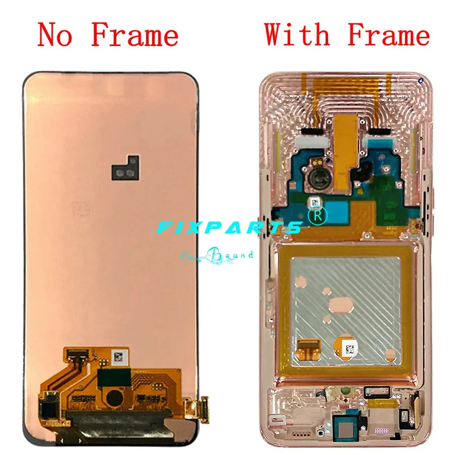 Супер AMOLED lcd для SAMSUNG Galaxy A80 A805 дисплей кодирующий преобразователь сенсорного экрана в сборе A80 A905F lcd для SAMSUNG A90