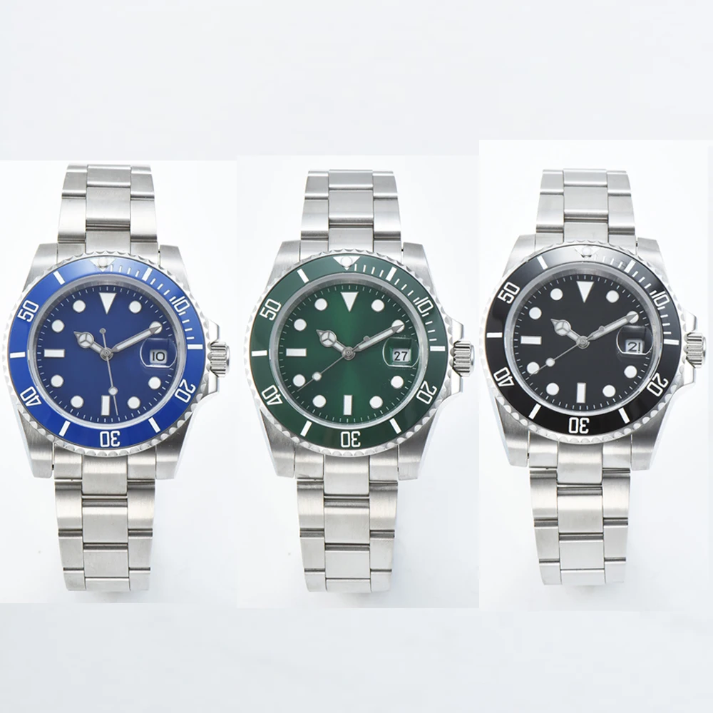 Men's Automatic Mechanical Watch Black Ceramic NOOB 1:1 Best Edition 904L SS Case and Bracelet 3135 V11