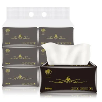 

6 Packing Toilet Tissue high quality Home Bath Toilet Roll Soft Paper Towels white Paper Hand Bulk Rolls Bath Tissue Napkin P0