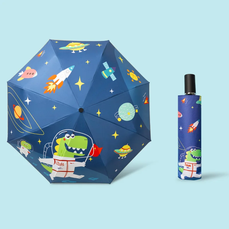 Cute Cartoon Unicorn Folding Umbrella