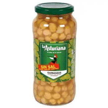 

LEGUMBRES LA ASTURIANA - La Asturiana Garbanzo Cocido Sin Sal Frasco 400 Gr
