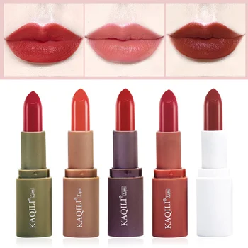 

5Pcs/Set Lipstick Matte Lipstick Nude Matte Velvet Glossy Lipstick Lip Balm Sexy Red Lip Tint Cosmetics Fashion Makeup Gift