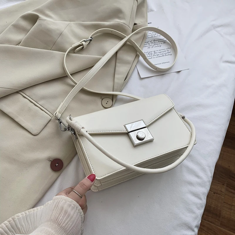 2020 Fashion Woman Shoulder Bag PU Leather Youth Ladies Small Square light Wild Simple Female Daily Messenger Waterproof |