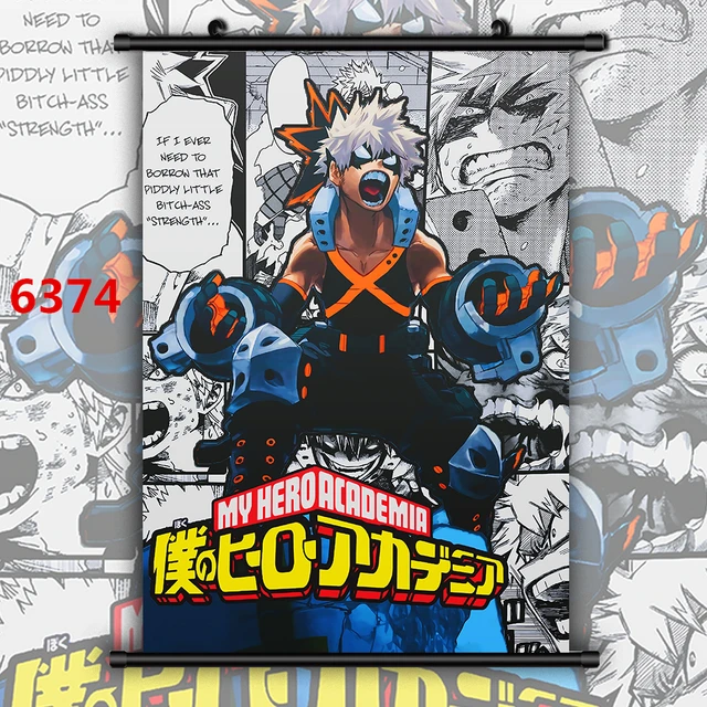 Boku no Hero Academia  Bakugou Katsuki Midoriya Izuku Yaoi  HD Print Wall Poster Scroll 6374