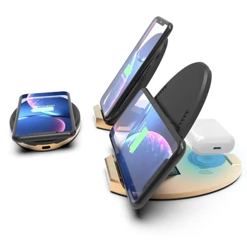 

Universal 2 in 1 smartphone earphone QI wireless charger Wireless Charging for mobile