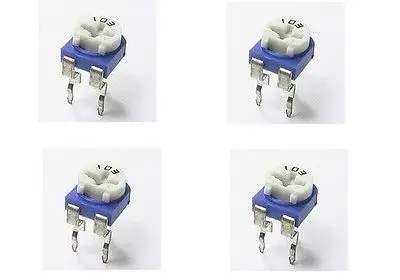 10pcs 10k ohm R Trimpot Trimmer Pot Variable Resistor horizontal Type 103 diy electronics | Электронные компоненты и