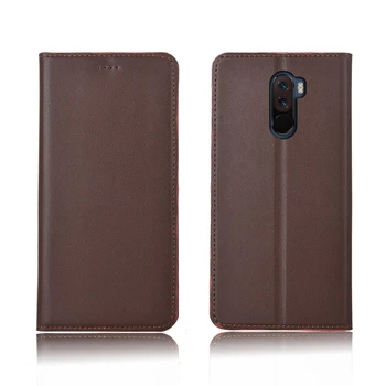 

Genuine Leather magnetic flip case card slot holder for Xiaomi POCOphone F1 case for Xiaomi CC9e phone case funda flip case capa